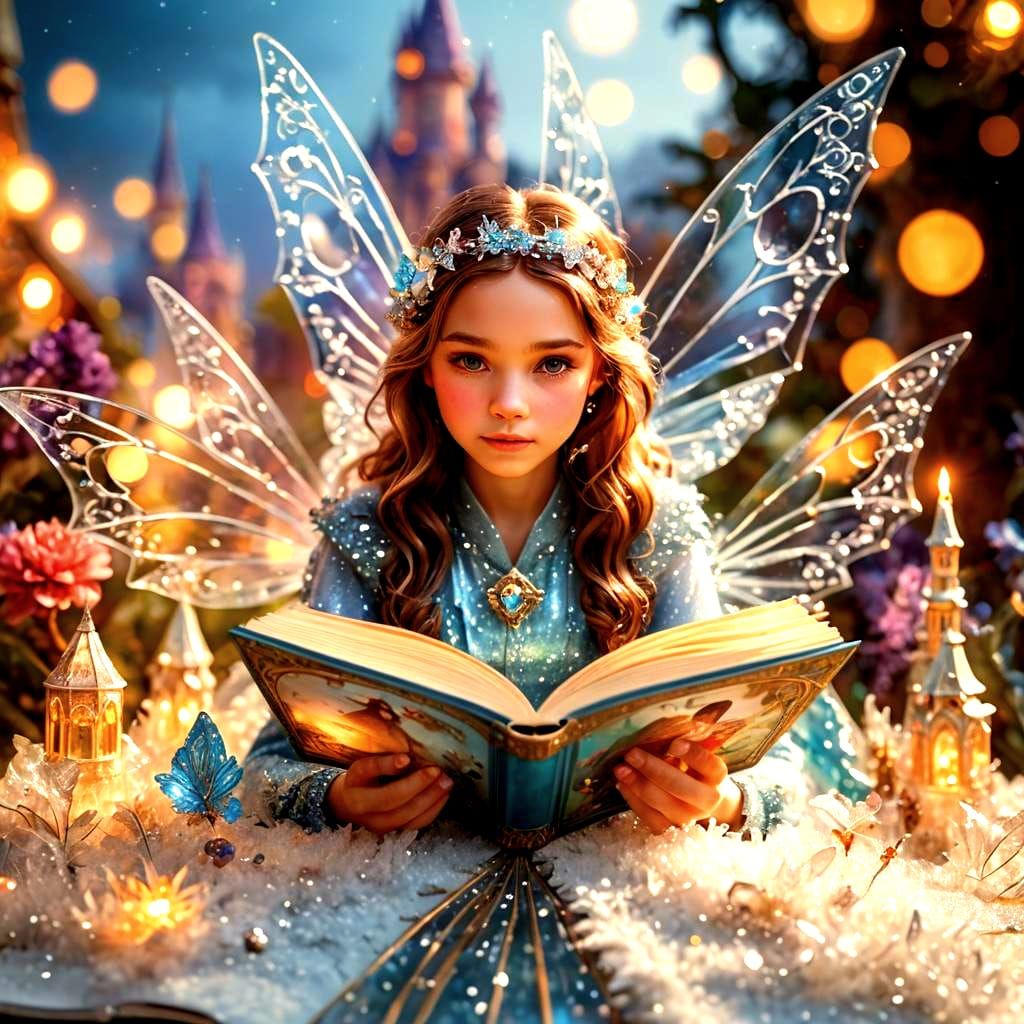 Crystal Fairies in Magical Pop-Up Book