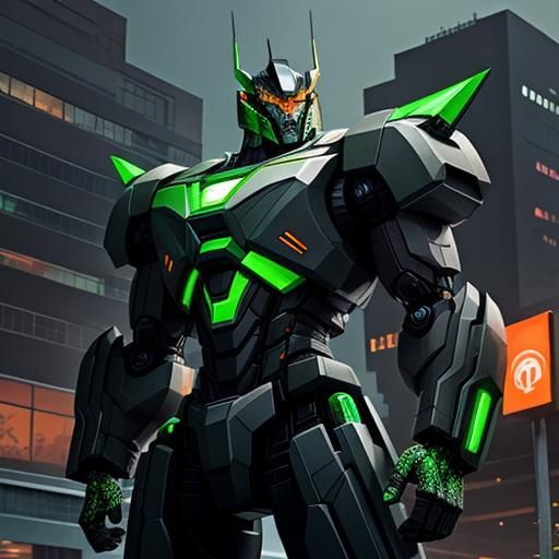 Autobot Transformer Dominates Cityscape