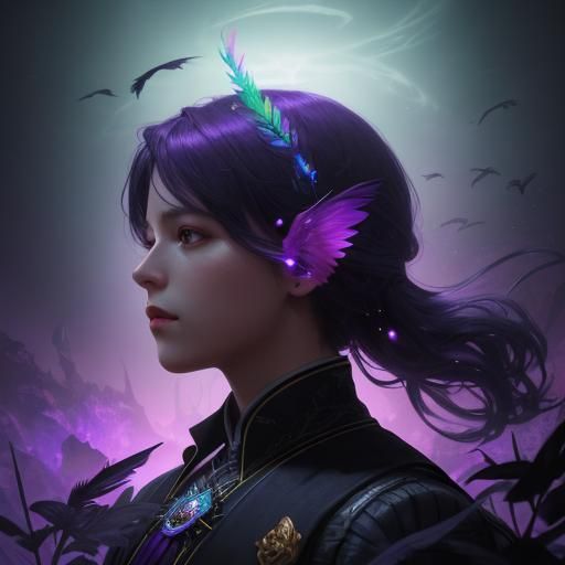 Hope: Surreal Line Art Masterpiece in Maximalist Style