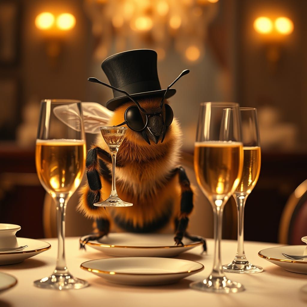 Refined Bee in Art Deco Ambiance