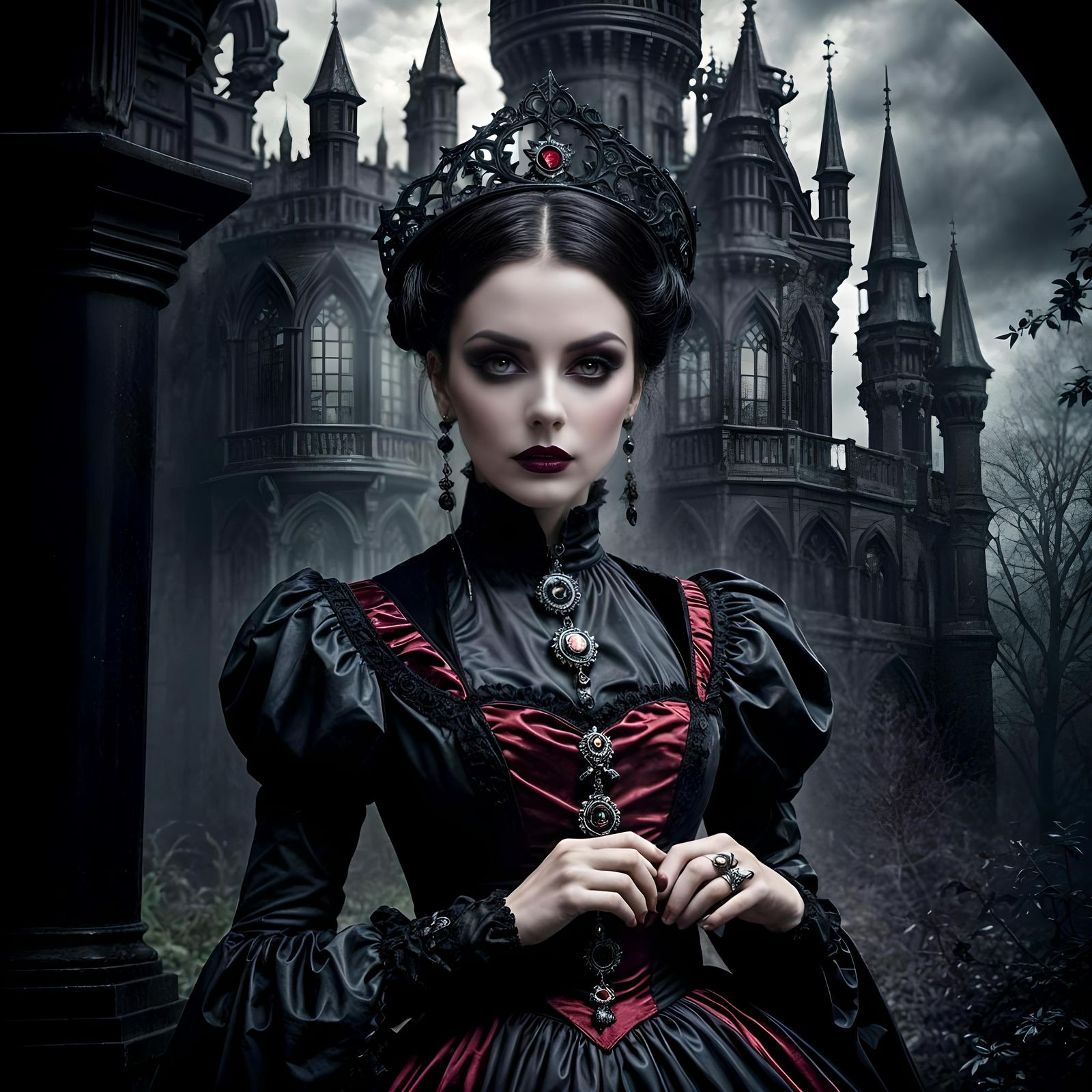 Gothic vampire princess