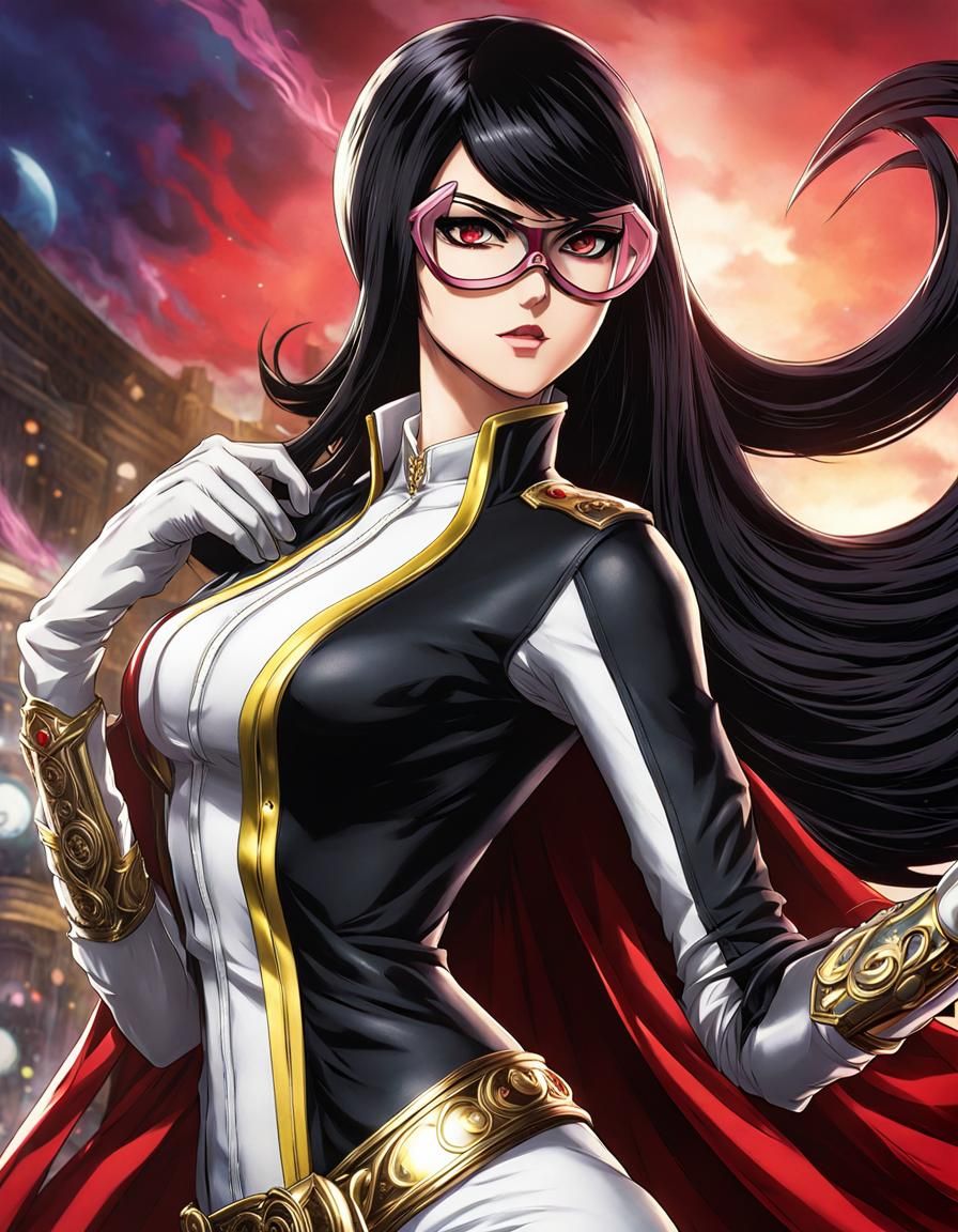 Bayonetta as a Pro Hero with Wicked Weave Quirk