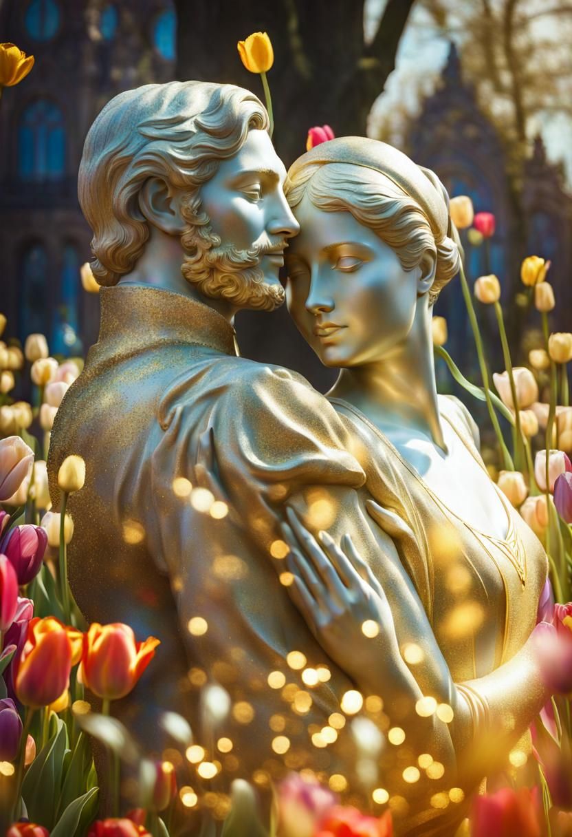 Romanticism in the form of sculpture.