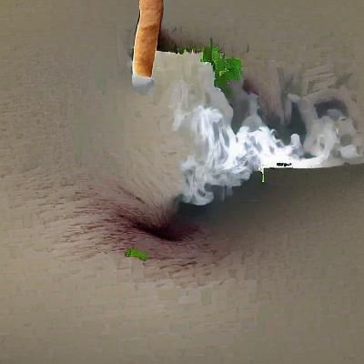 Man Smoking in 8K Resolution Portrait