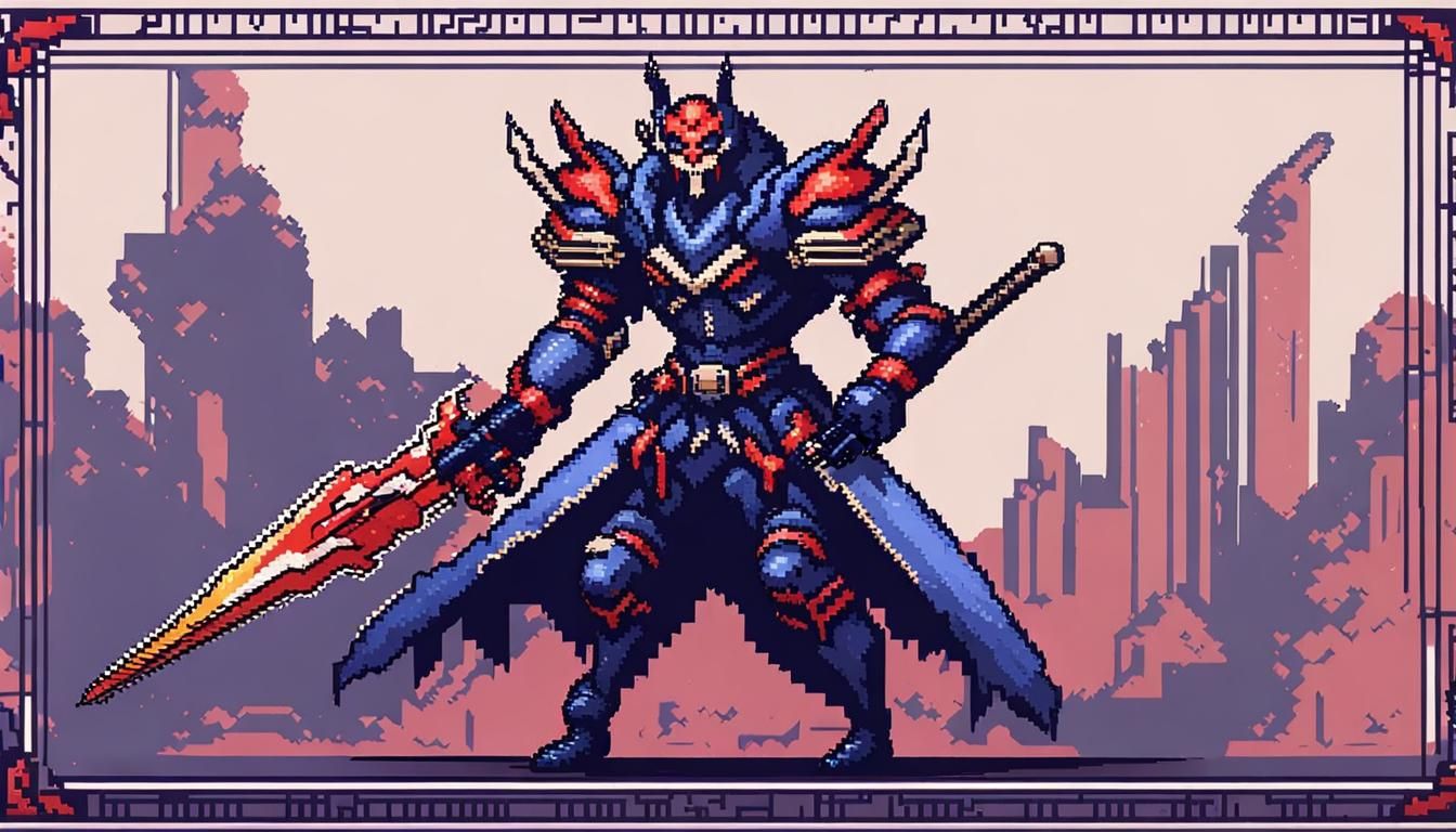 Pixel Art Balor Mech Frame
