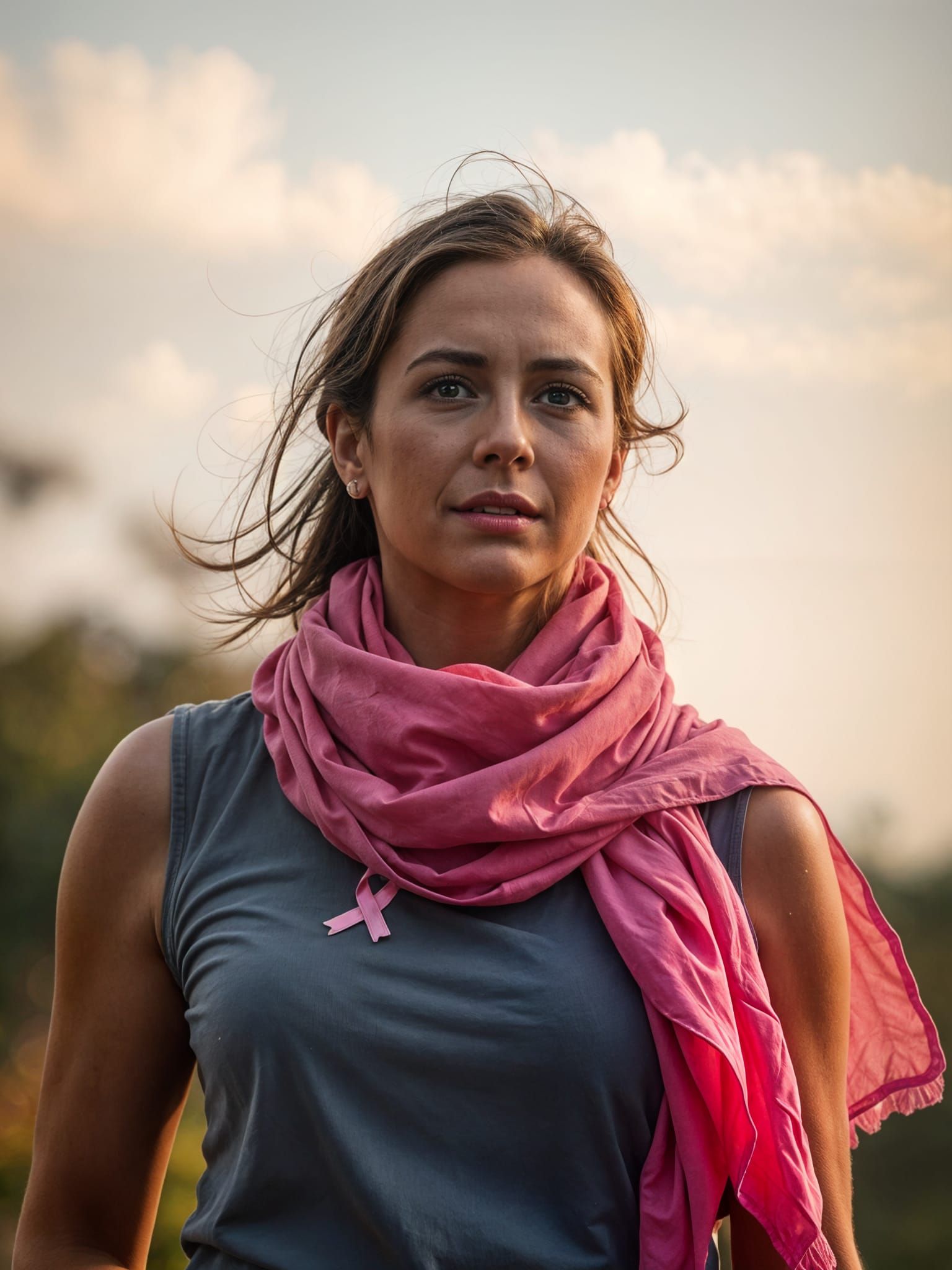 Breast Cancer Awareness: Pink Ribbon Cinematic Film Still