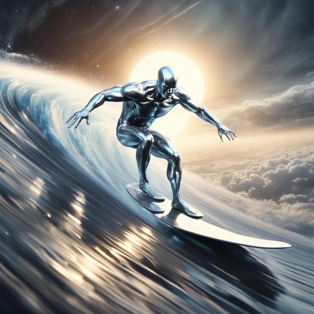 Silver Surfer Rides Magnetic Wave to Earth