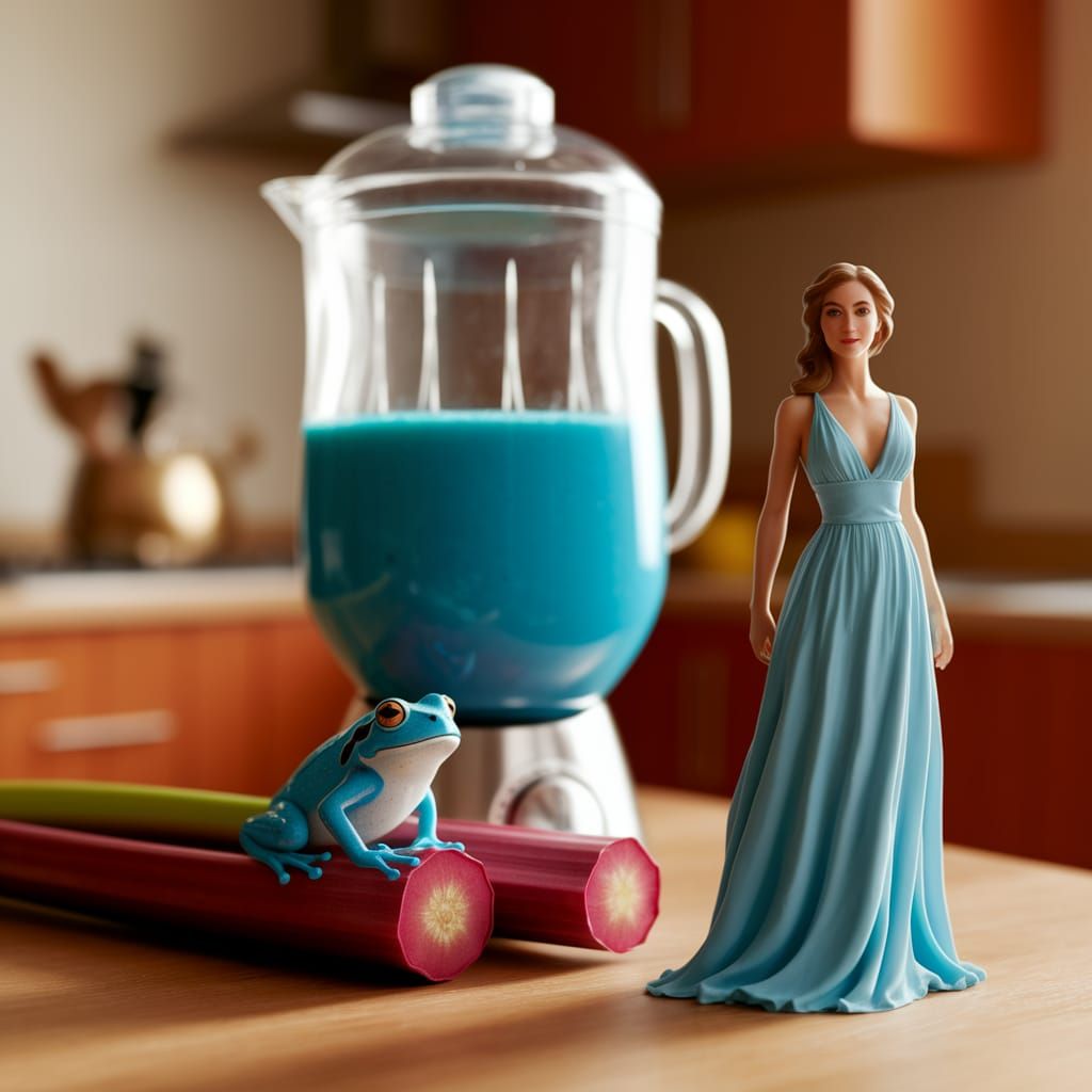 Still life with smoothie-mixer