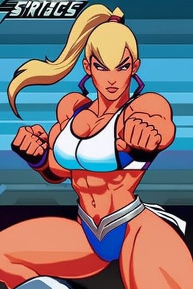 Colette Nelson as Street Fighter Character