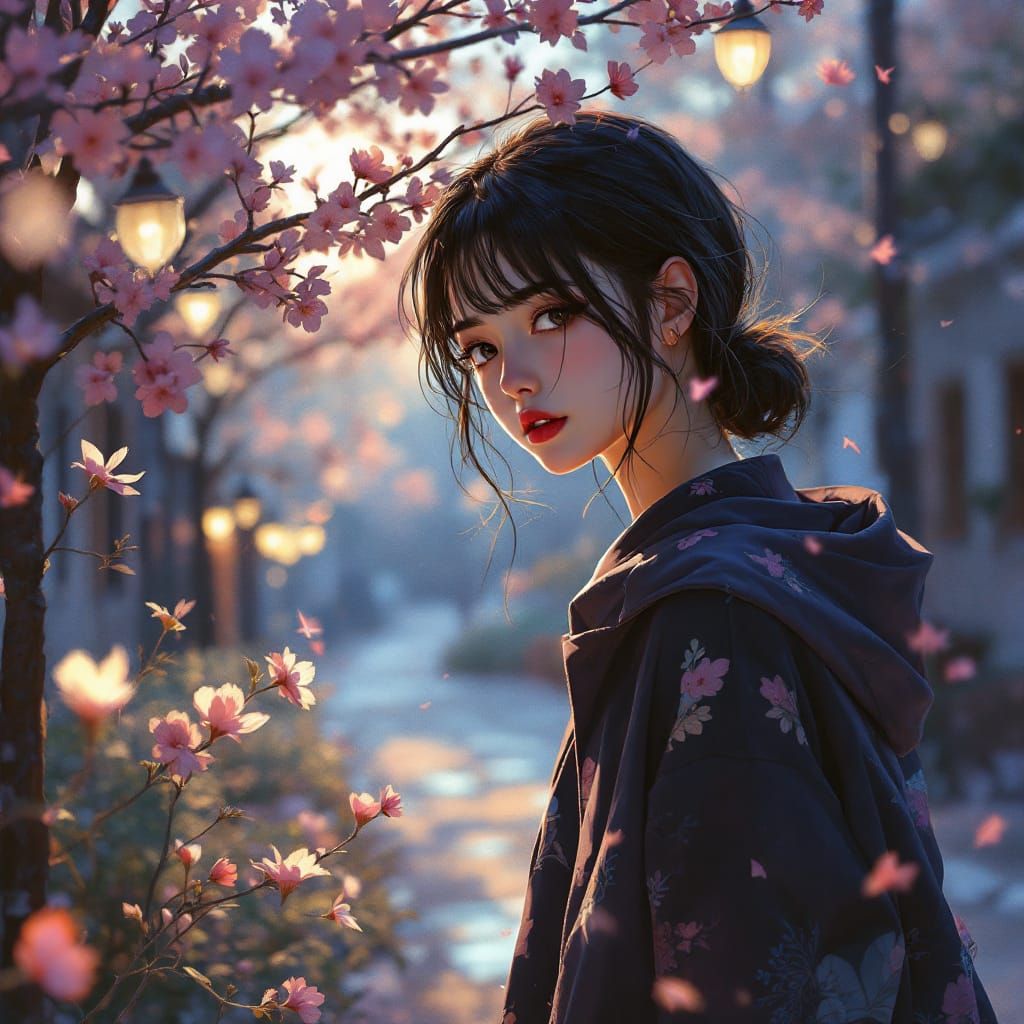 Ethereal Beauty in Soft Dusk Light