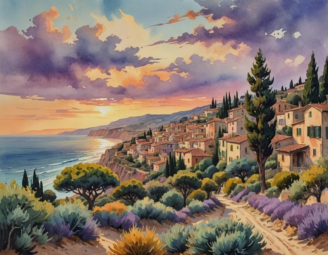 a small rustic italian village