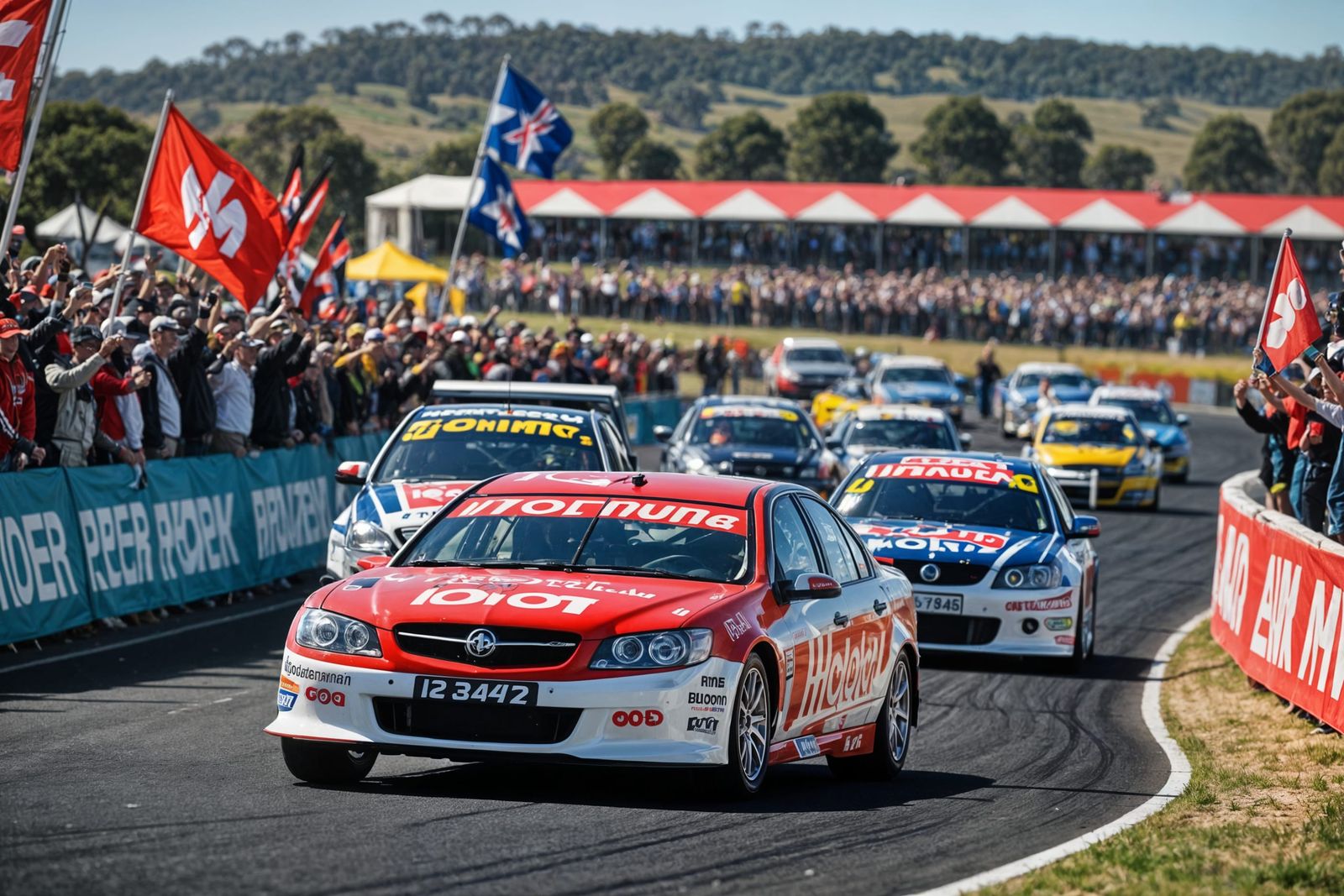 Holden Commodore Team Wins Bathurst Mount Panorama Race