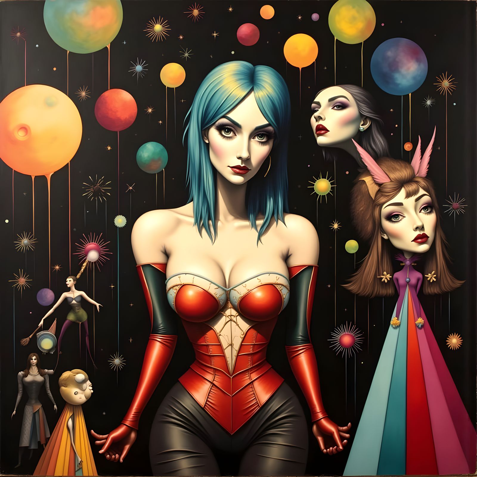 Psychedelic Harmony in a Desolate Landscape