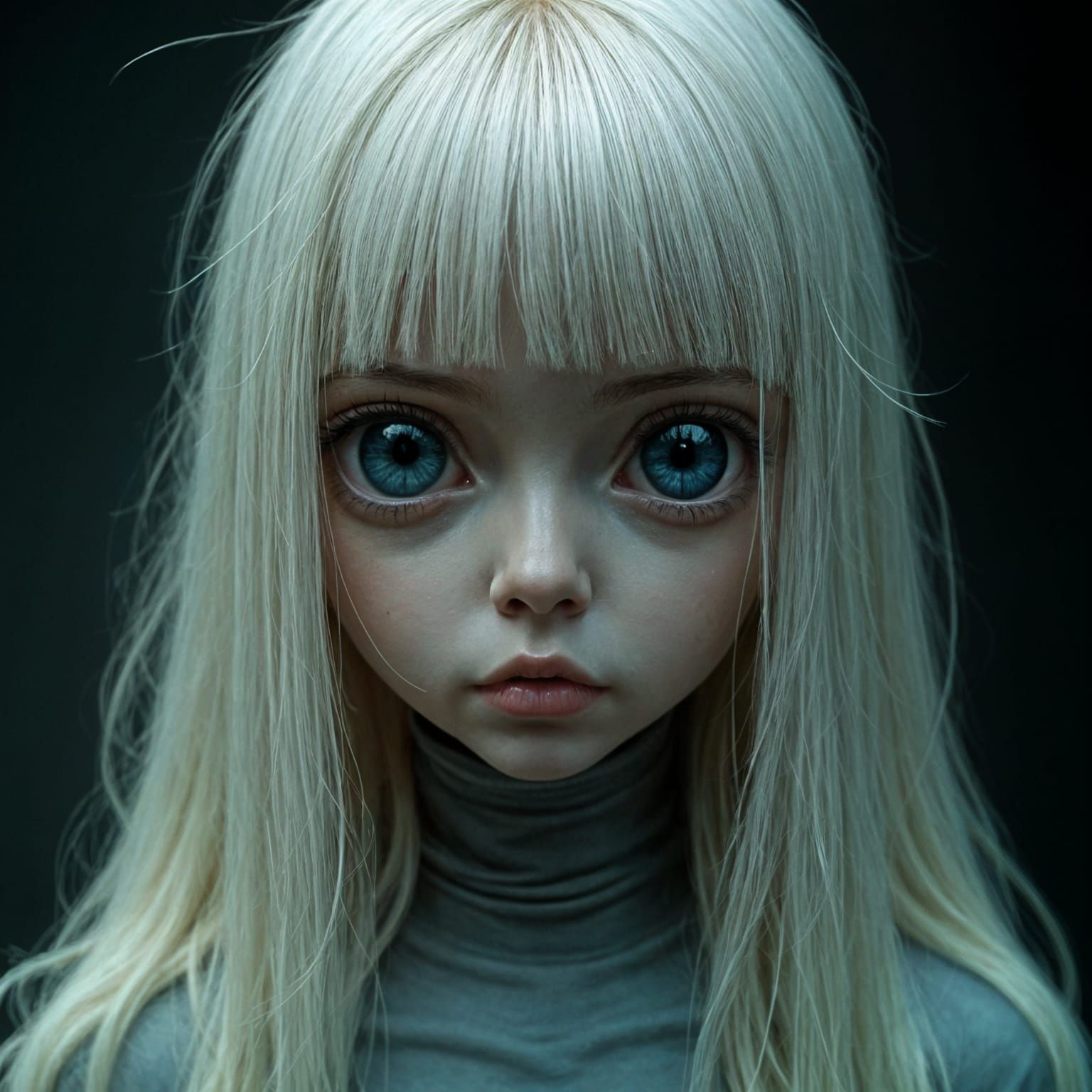 Girl with Alien Features, Cinematic Film Still