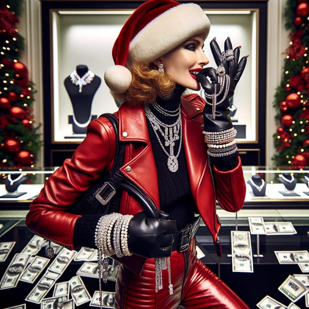 Sultry Santa Claus Villainess Steals Christmas