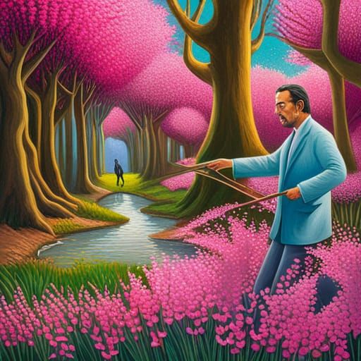 The magiv of cherry blossom