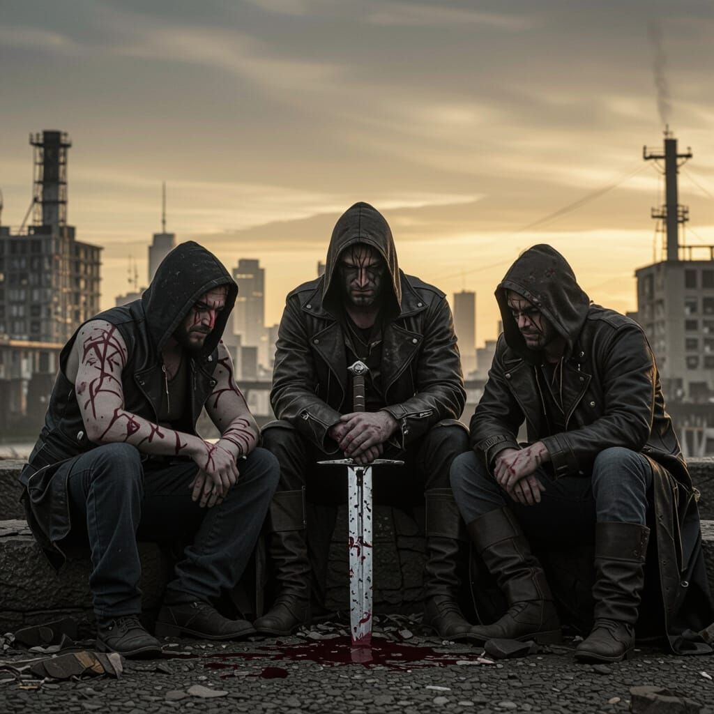 Evocative Image of the Broken, Beaten, and Damned