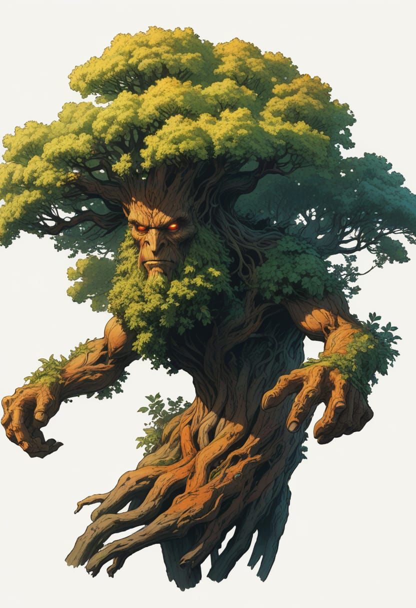 Majestic Treant Elder in Autumnal Glory