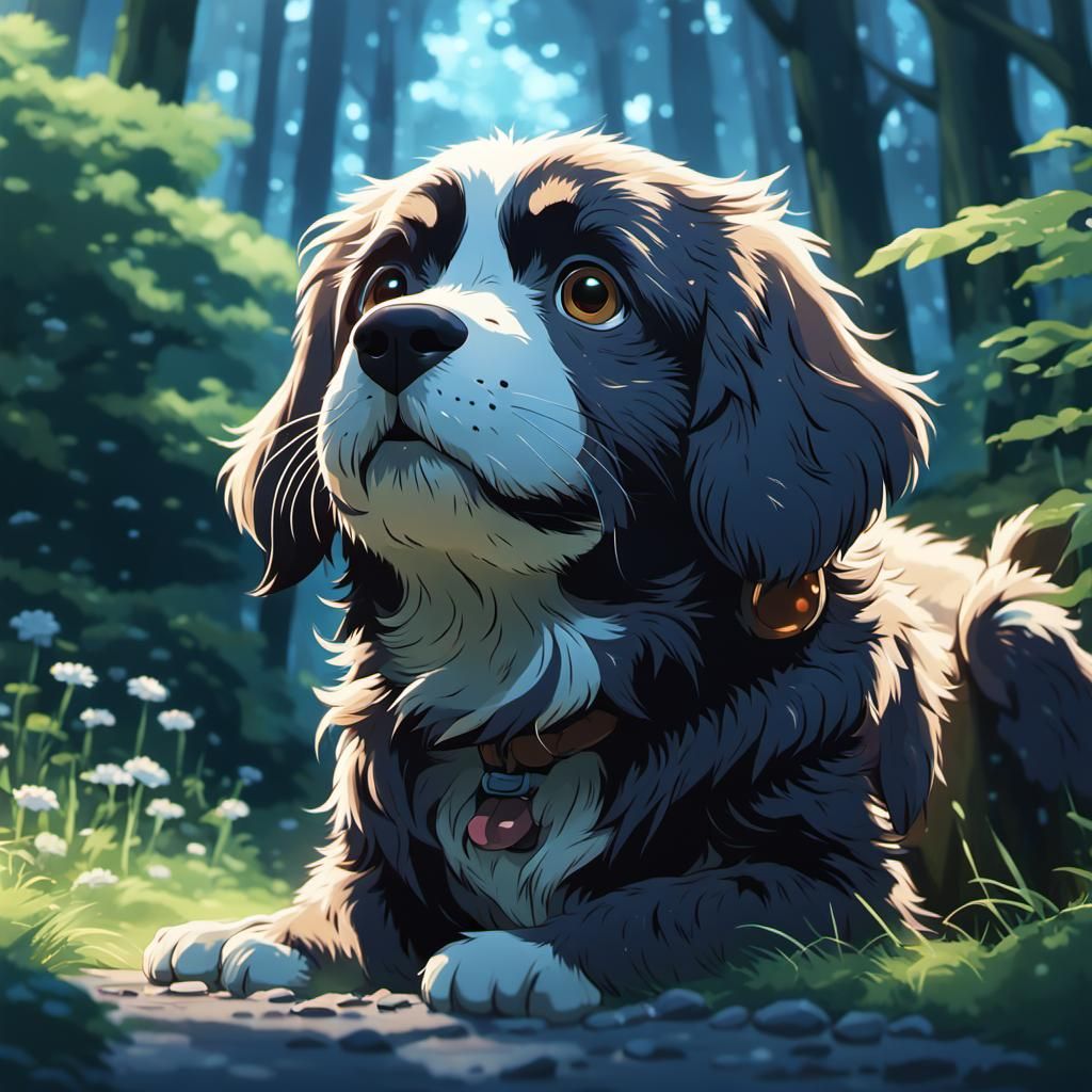 Cutest Dog in Galaxy: Studio Ghibli Anime