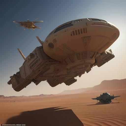 Military UFOs Taking Off: Hyperrealistic Concept Art