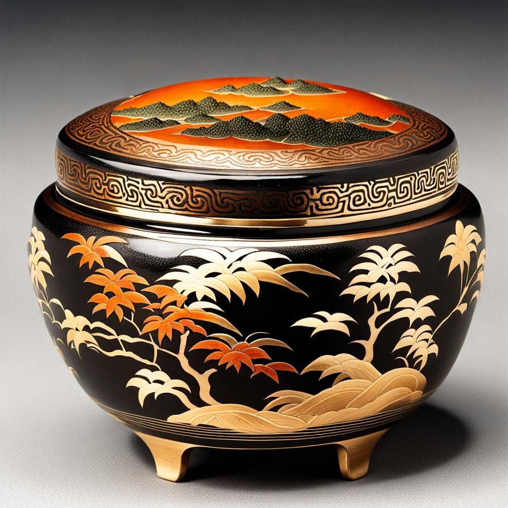 Meiji Era Satsuma Koro Incense Burner