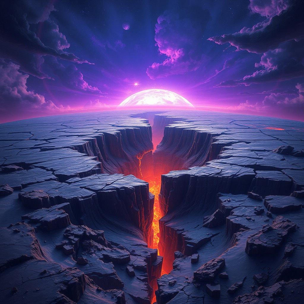 Apocalyptic Earth's End with Amethyst Belt