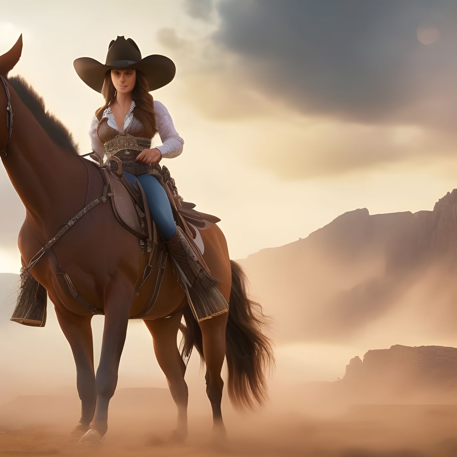 Cowgirl on the Range