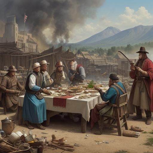 Ritualistic Cleansing: A Symbolic Feast of Renewal