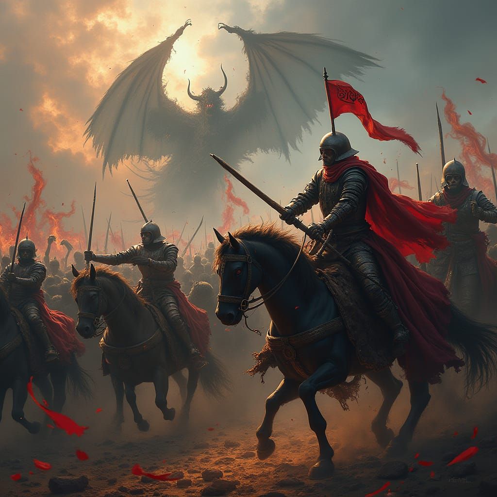 Epic Battle: Knights vs. Undead Demons