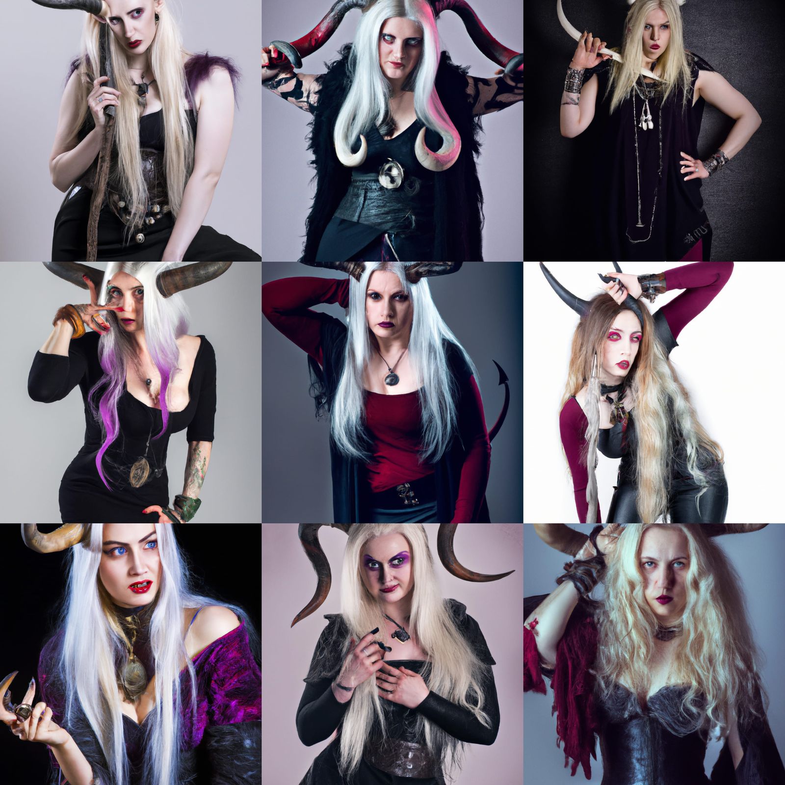 Mysterious White Haired Warrior in Dark Ornate Dungeon