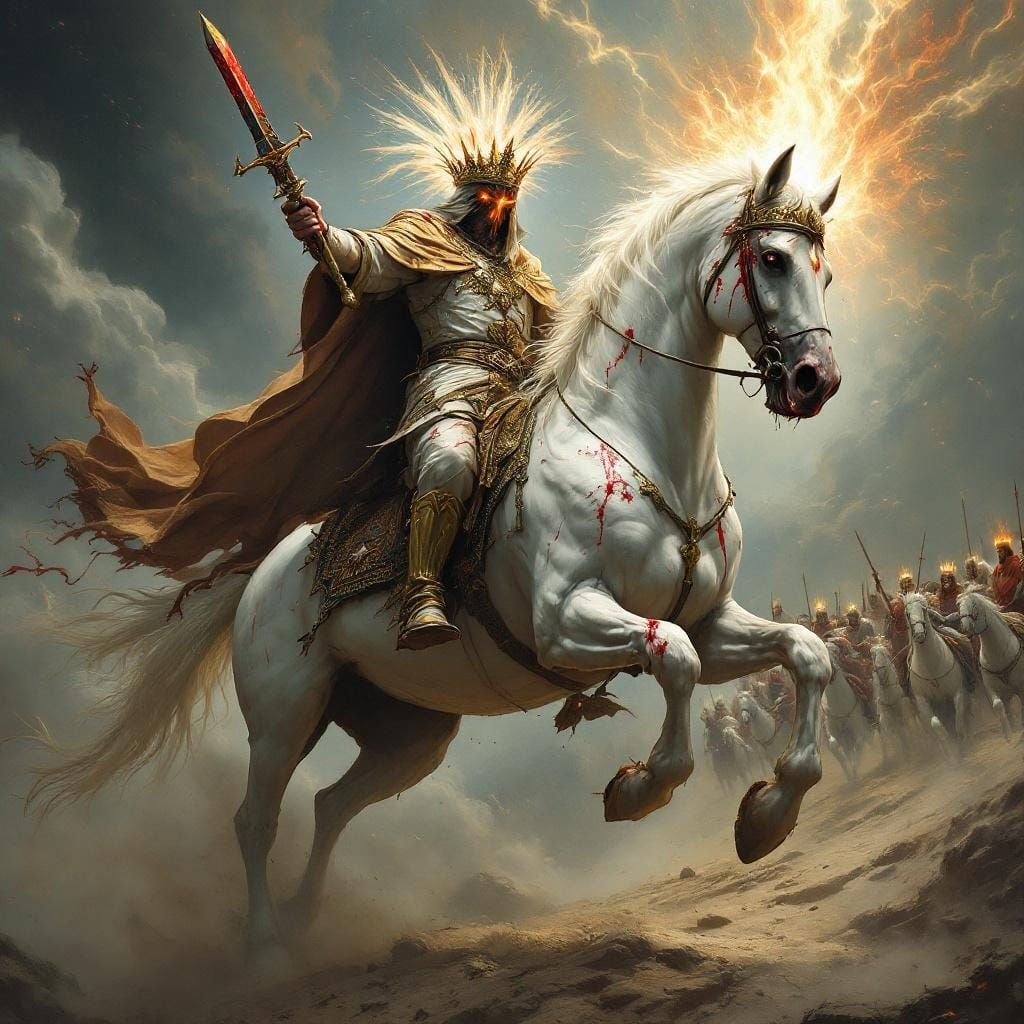 Heaven's Faithful and True Rider on White Horse