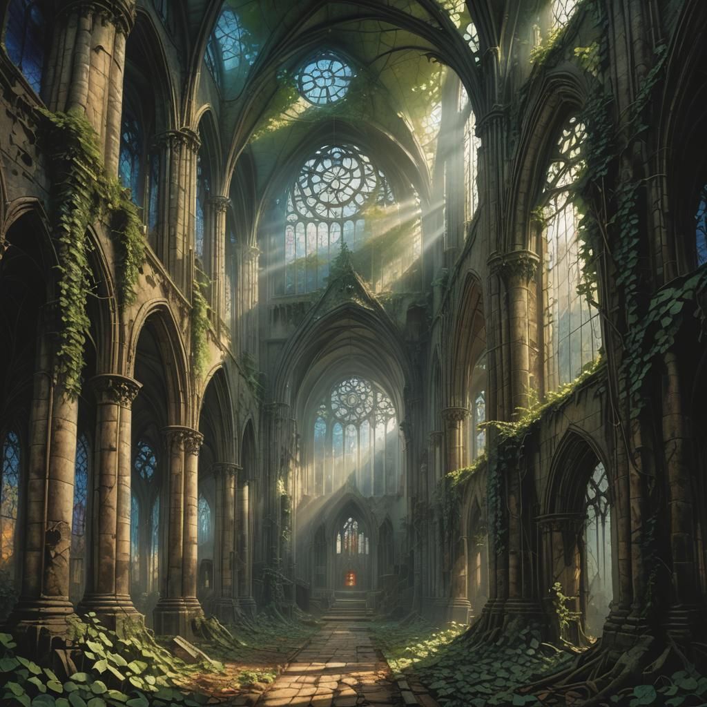 Cathedral Ruins: Nature's Gothic Embrace