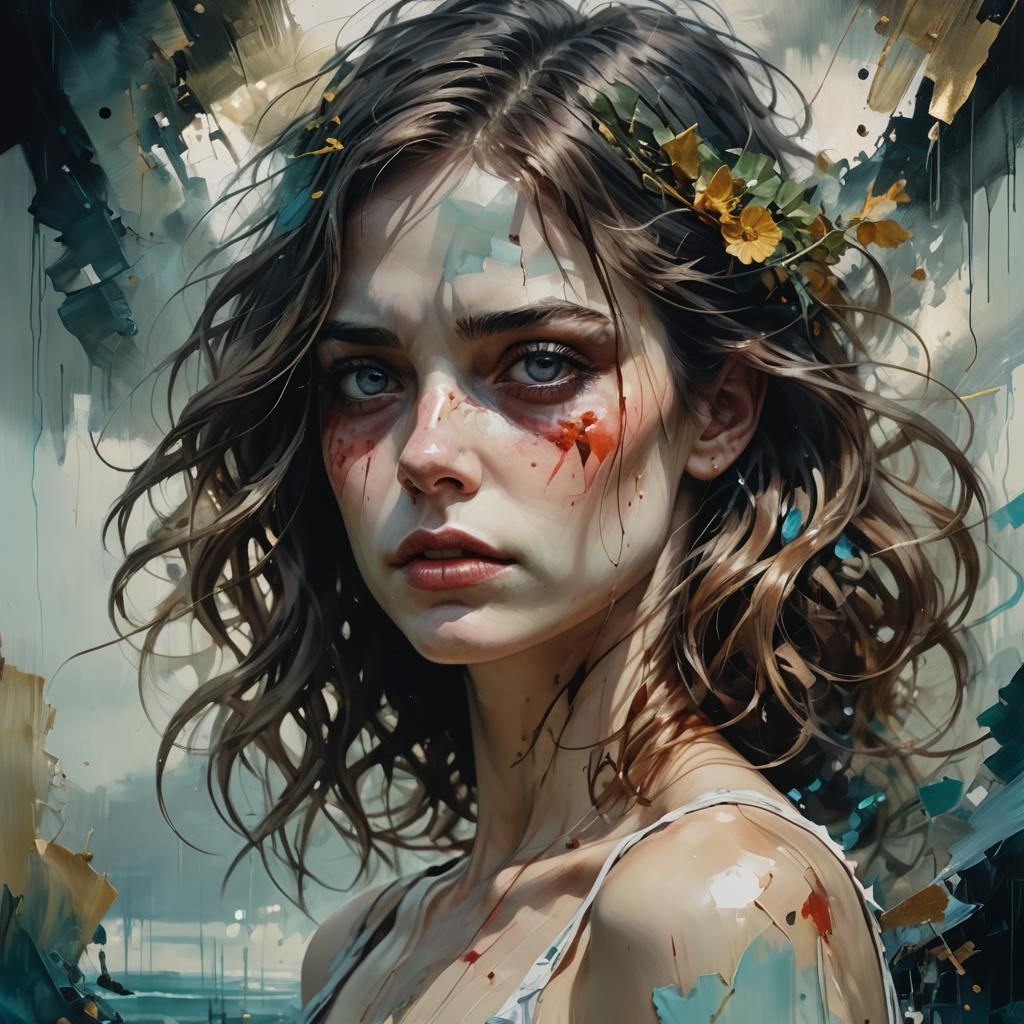 Photorealistic Figure Study of Jemma Jane Brighton