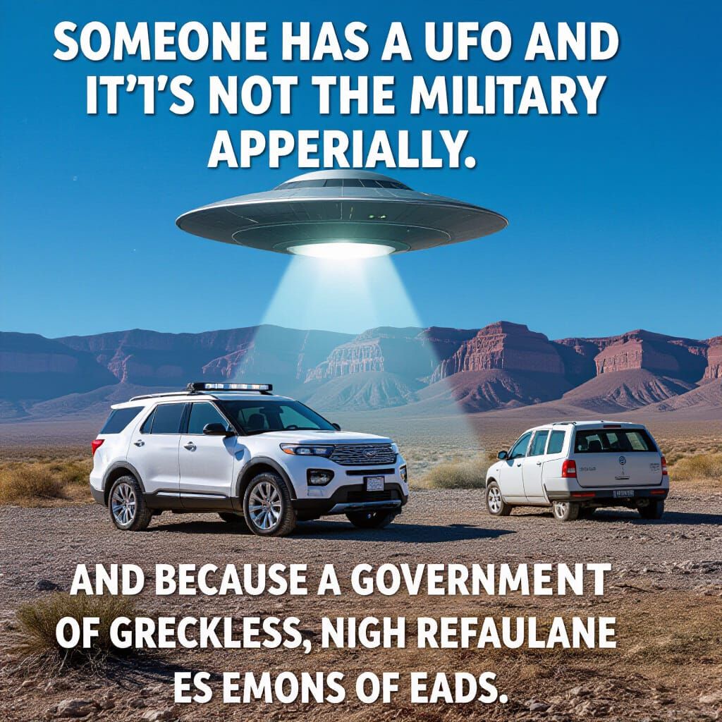 Civilian Possesses UFO, Government Clueless