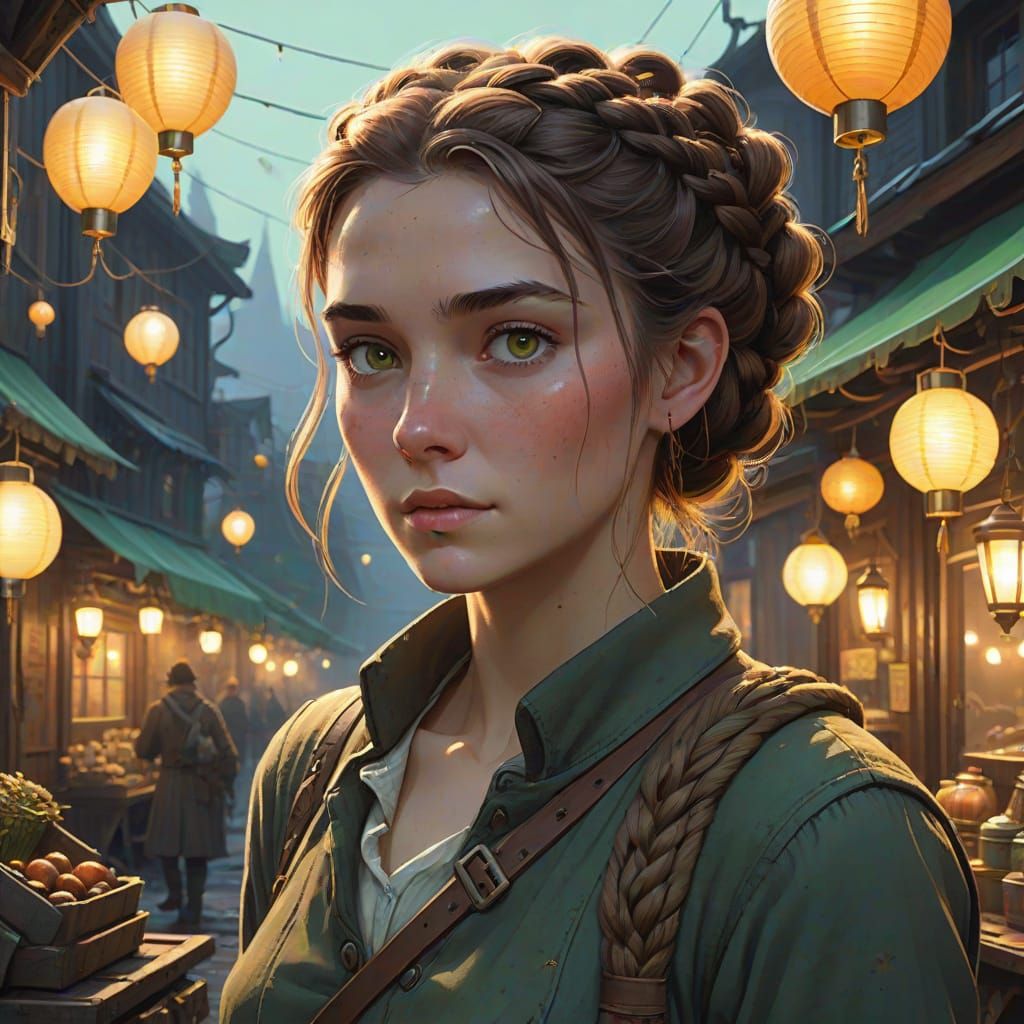 Enchanting Roadside Encounter: Aria Meets Finn in a Vibrant ...