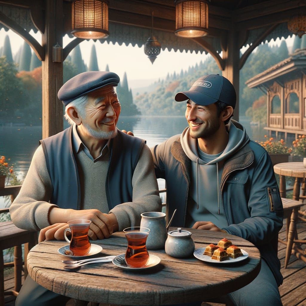 Heartwarming Father and Son Moment in Turkey