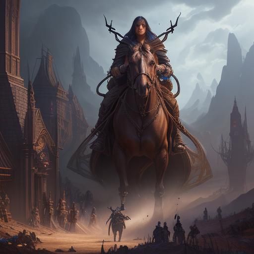 Wheel of Time Fantasy Concept Art in 8K