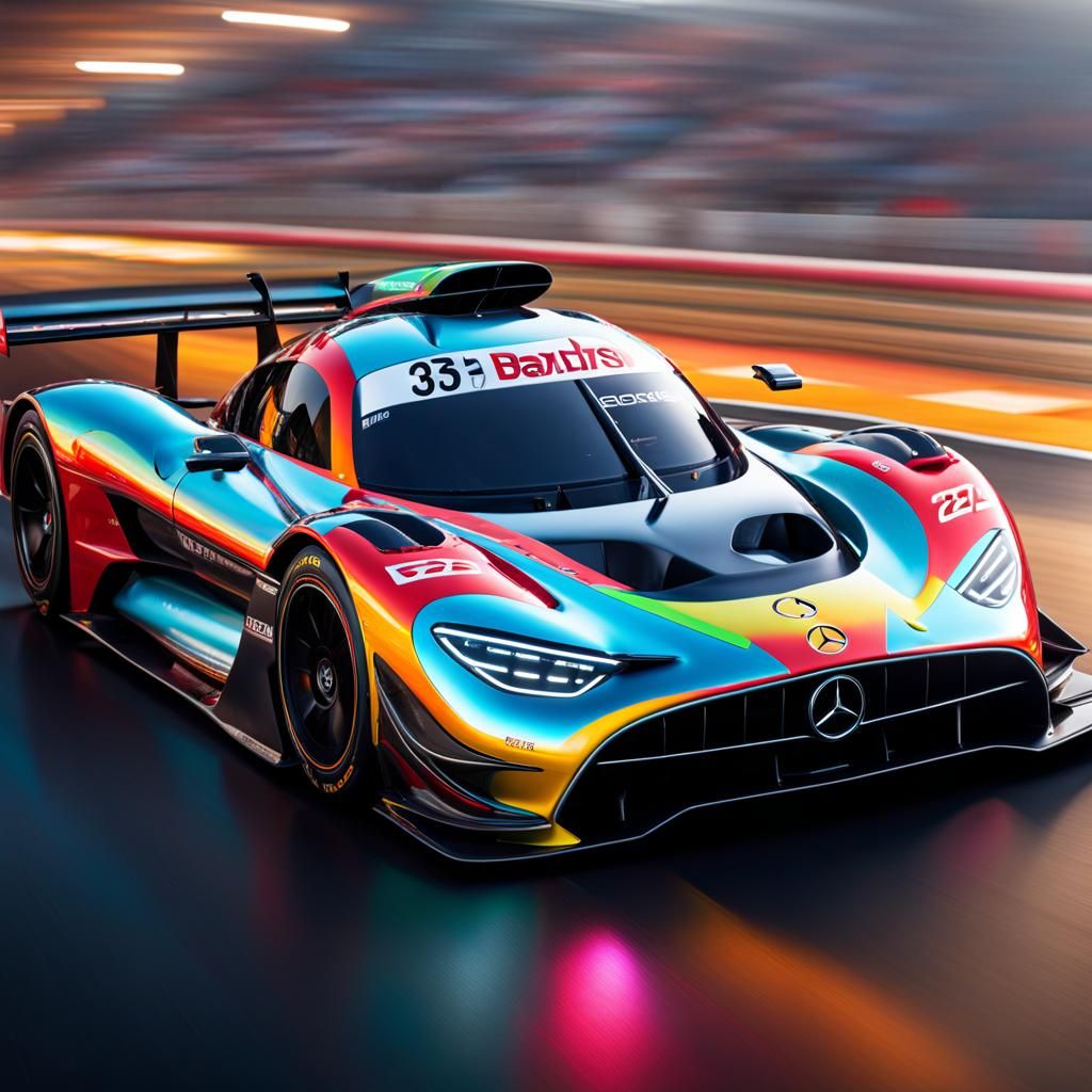 Mercedes Hypercar Le Mans Race Car in 8K