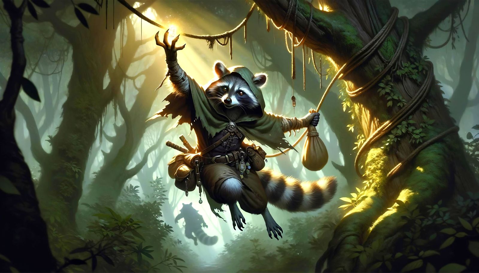 Raccoon Rogue's Forest Escape