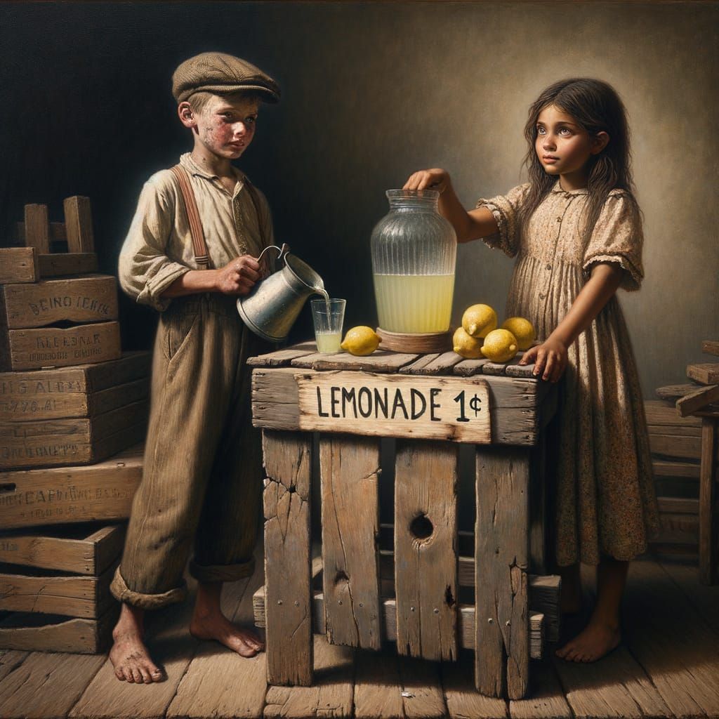 Resilient Youth Sells Lemonade in a Time of Hardship