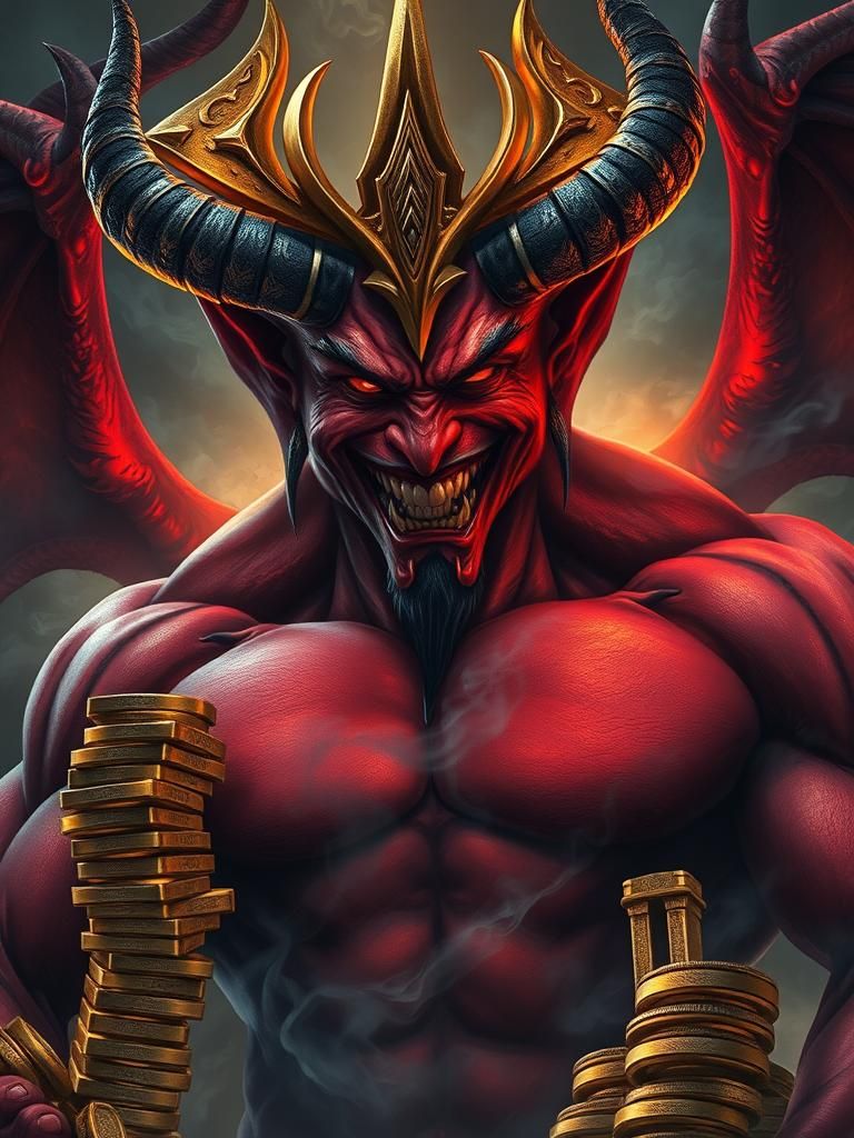 One of the seven deadly sins - Greed imbodied in Mammon the ...