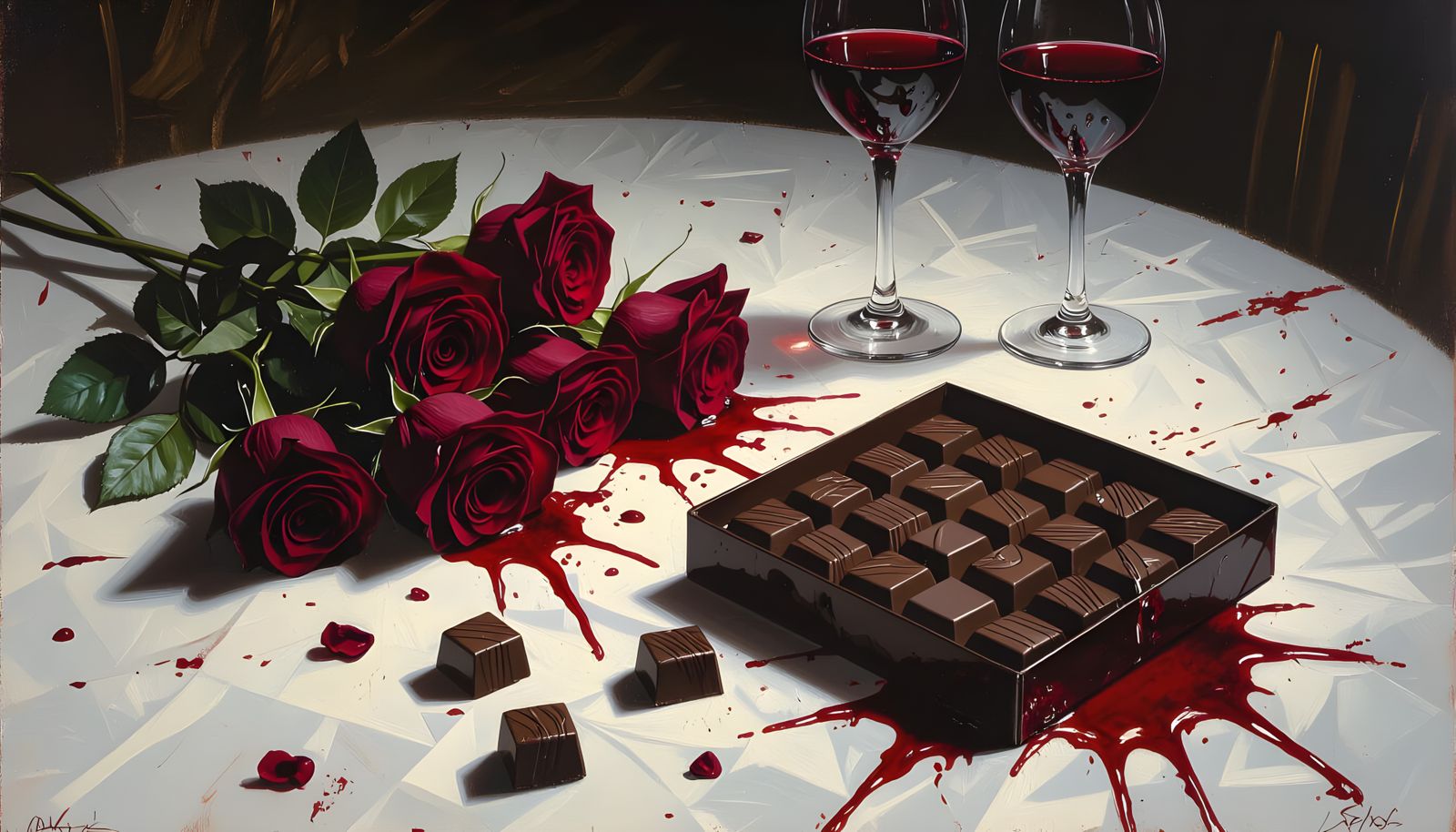 Macabre Valentine's Dinner Date Gone Wrong
