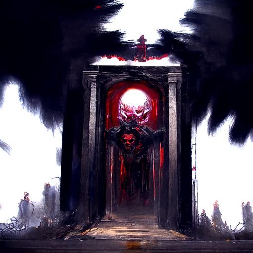 Sinister Entrance to Hell