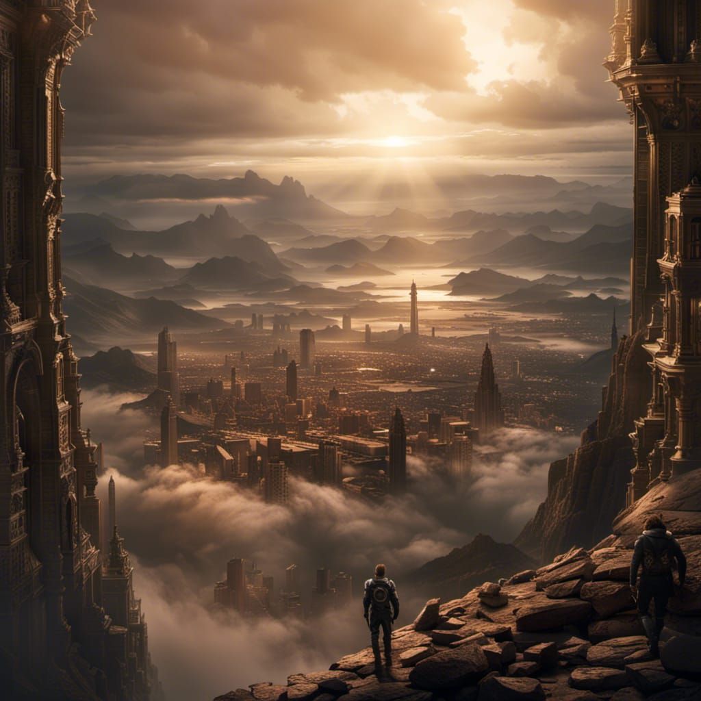 Alpha and Omega: Epic Cinematic Digital Art