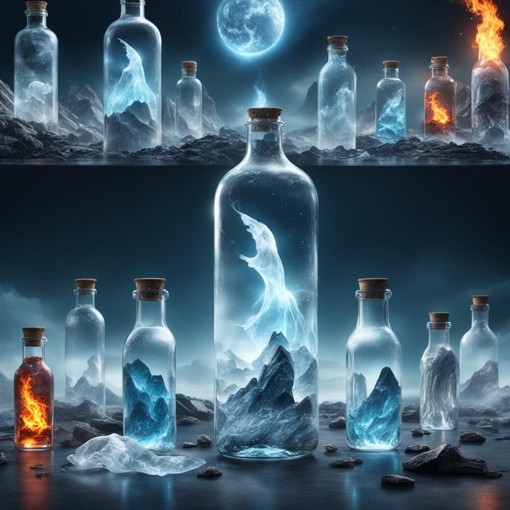 Elemental Ghosts in Bottles: Cinematic CGI