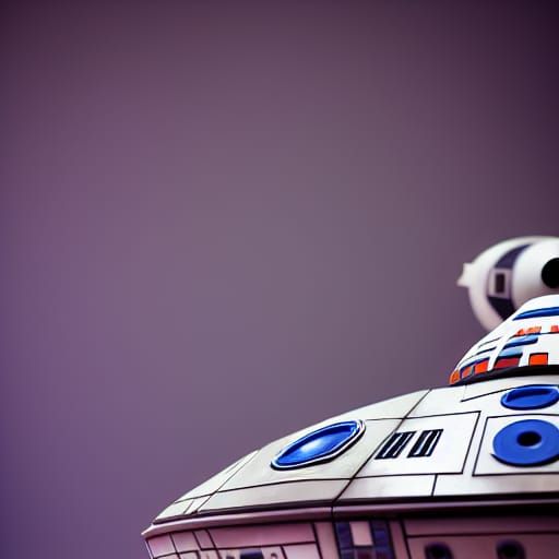 Star Wars Spaceship in Natural Lighting