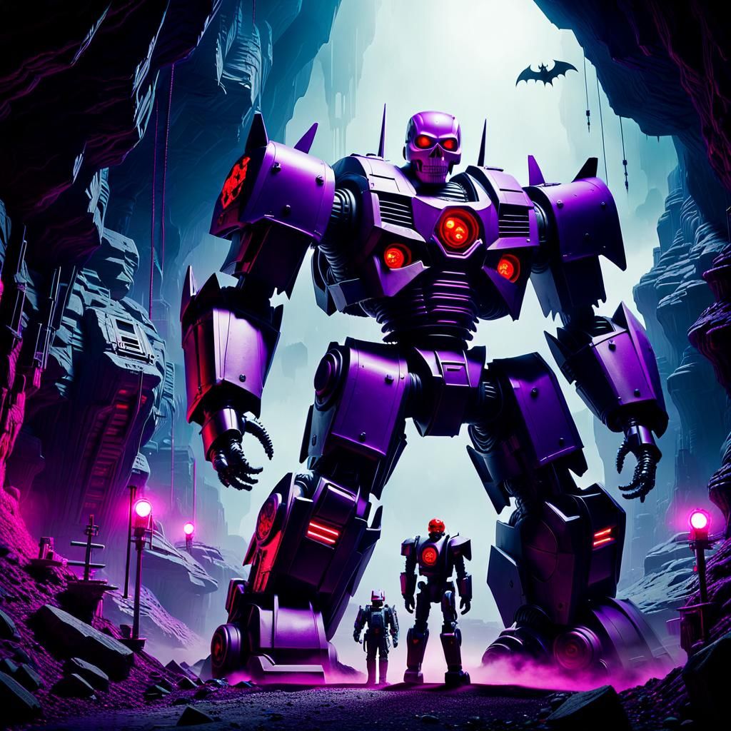 The Crimson Skull: The Red Skull Robot Rampage in the Bat Ca...