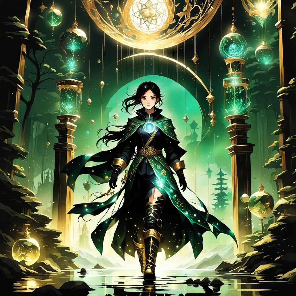 Dark Fantasy: Black Haired Maiden