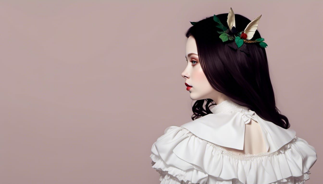 Alice in Wonderland: Dark Fantasy Masterpiece in Hyperrealis...