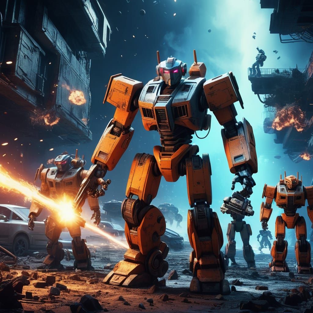 Cyberpunk Space Rebellion Epic